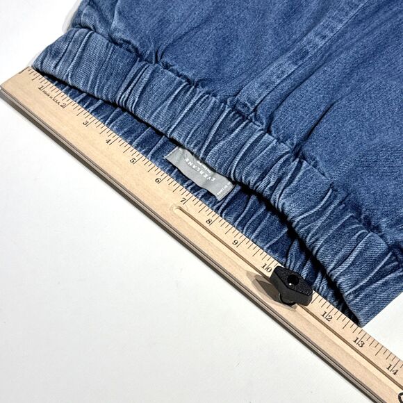 Everlane The Easy Jean Wide Leg Crop High Rise Elastic Waist Women Size 2 (J3) - Picture 9 of 12